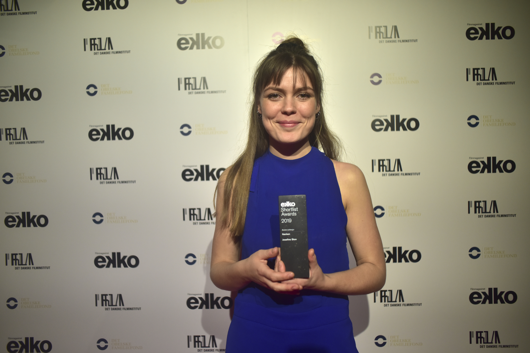 Josefine Skov med sin Ekko Shortlist-pris